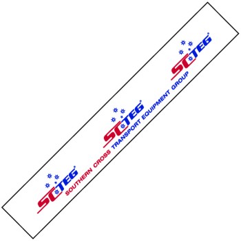 Full Width Mudflap - 2370mm Long - SCTEG Branded